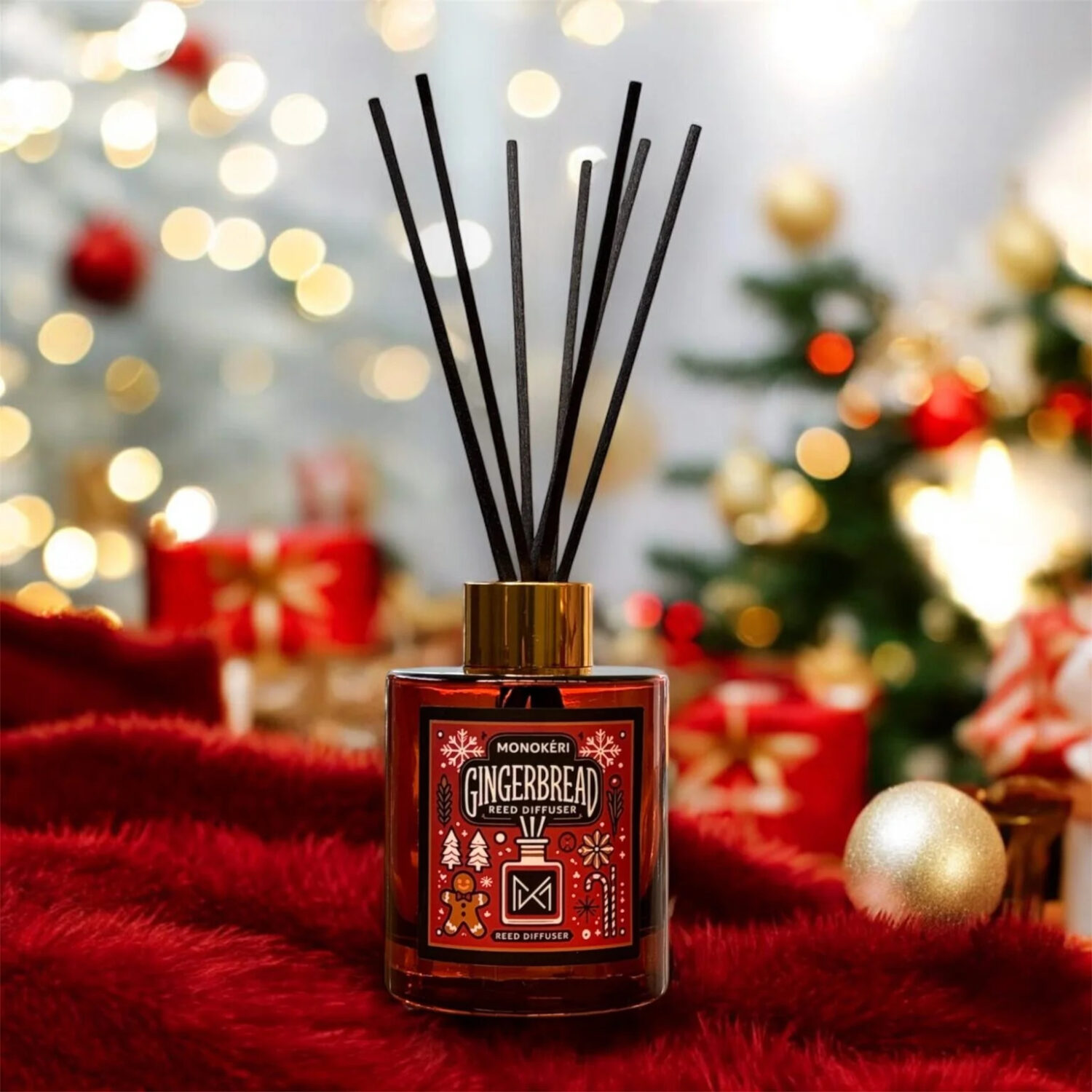 ΜΟΝΟΚeRI Gingerbread – Reed Diffuser