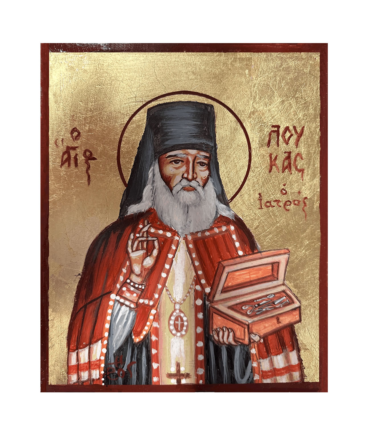 Αγιογραφία Άγιος Λουκάς ο Ιατρός